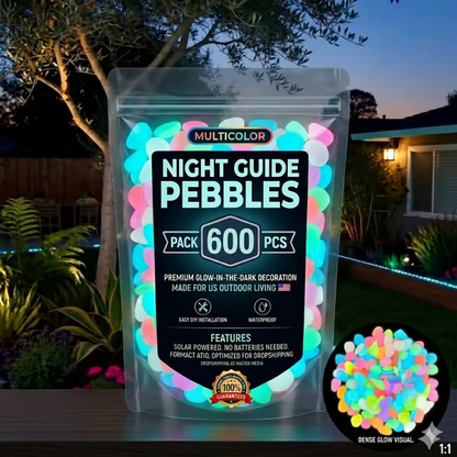 🔥Last Day 49% OFF🔥-🌈Colorful Glow-in-the-Dark Garden Stones