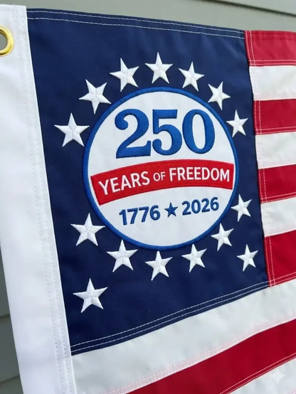 🔥Last Day 49% OFF - 🇺🇸250th Anniversary USA Commemorative Flag (3x5 Ft),Double-Sided Embroidered