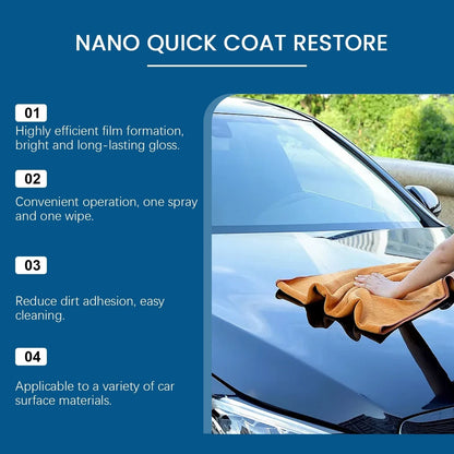 🚗💨Buy 2 Get 1 Free🏆-✨Automotive Nano Coating Repair Agent - With Dust and Water Repellent Properties - Long-lasting and Durable with Gloss, Suitable for Continuous Use
