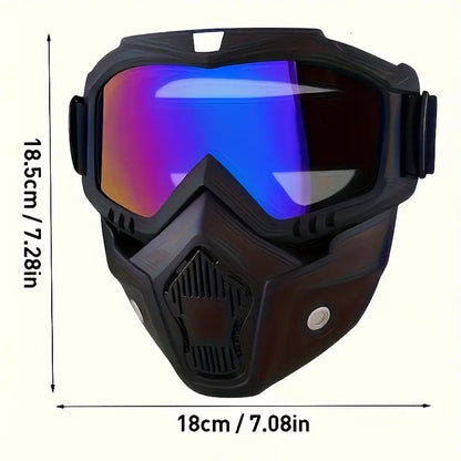 🔥LAST DAY SALE 49% OFF - ✨🛠️Detachable Full Face Goggle Mask